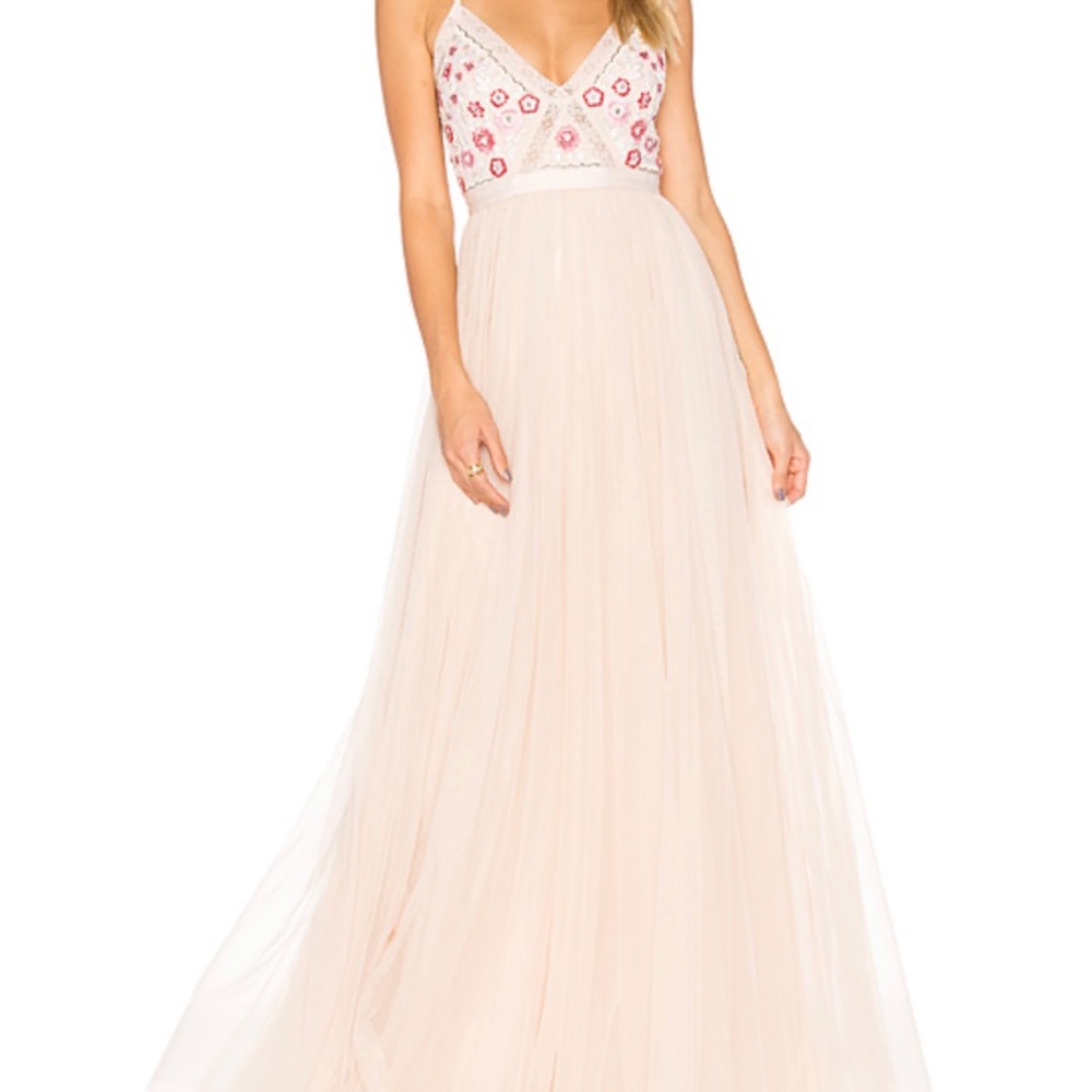 needle and thread prom/formal dress